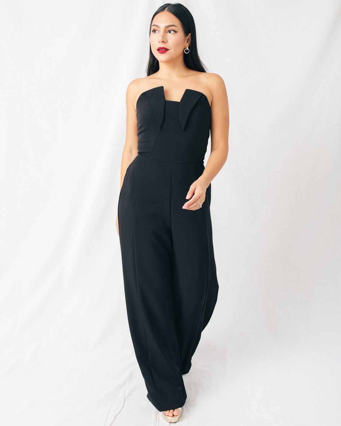 Eleanor Strapless Wide Leg Jumpsuit