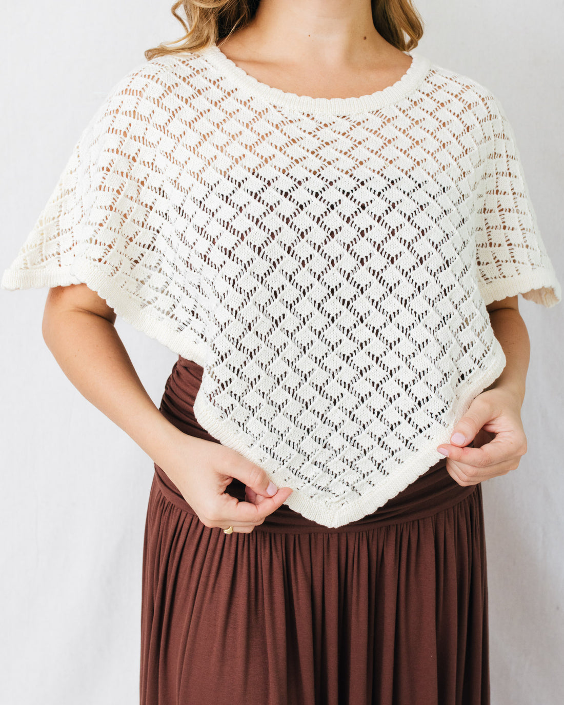 Daydreamer Chic Knit Poncho
