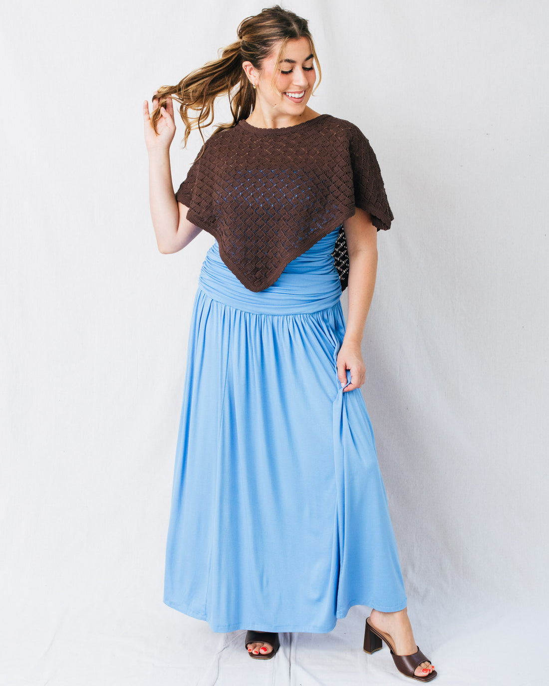 Daydreamer Chic Knit Poncho