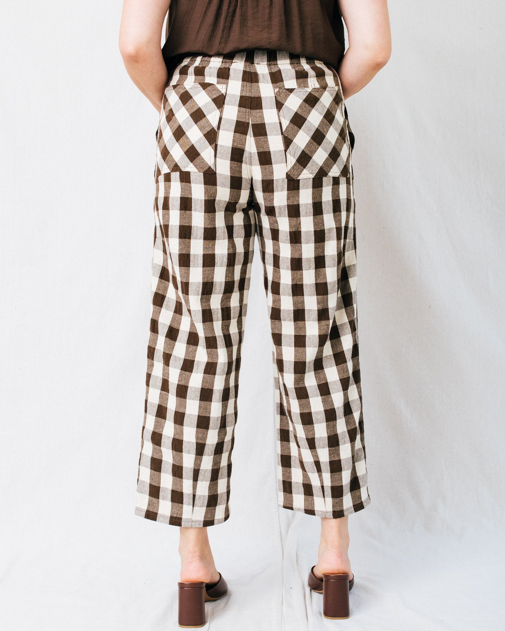 スラックス JieDa POCKET GINGHAM SLACKS パンツ JieDa POCKET GINGHAM SLACKS BROWN CHECK2