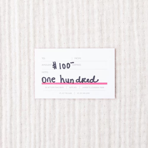 $100 Half Price Promo Gift Card